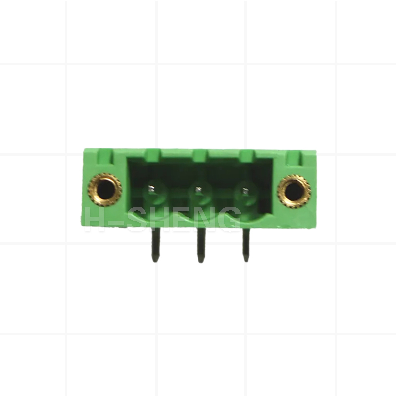 H-SHENG Pluggable Terminal Block Connector 2EDGRM With Fixing Screw Male Terminal Block