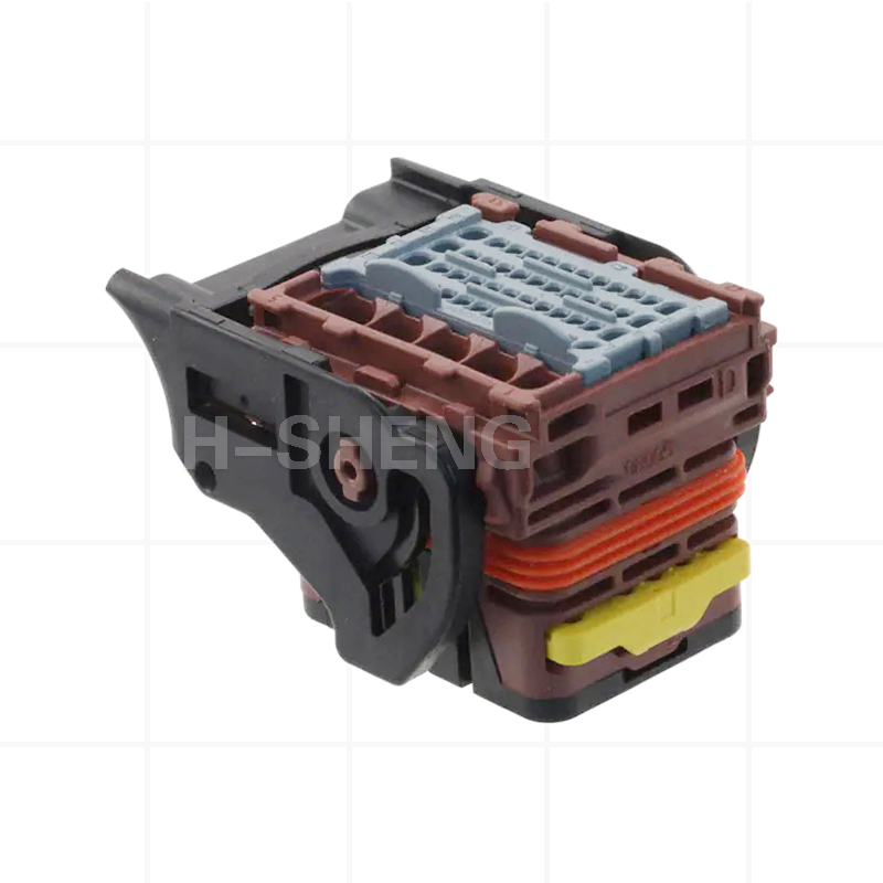 H-SHENG Waterproof Automotive Harness Connector 64321-2011 Original Electronic Components Right Wire Output Connector